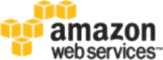 amazon web services logo - provides on-demand cloud computing platforms