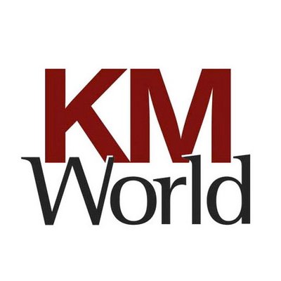KMWorld logo - magazine and website dedicated to news in knowledge management